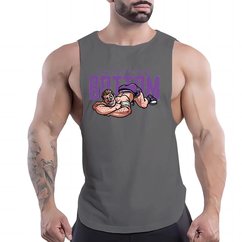 

Clothing Men Gym Tank Top Y2k Sleeveless Shirt Basketball Outdoor Fashion Leisure Breathable Four Seasons Quick Dry Sport Fnaf