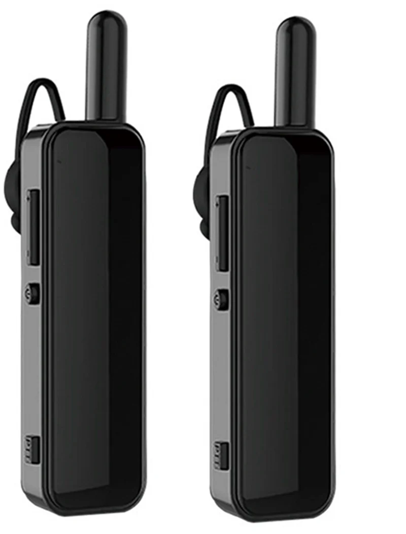 Wireless bluetooth earphone walkies-talkies small radios hanging ear type restaurant hair beauty salon shop mini walkie talkie