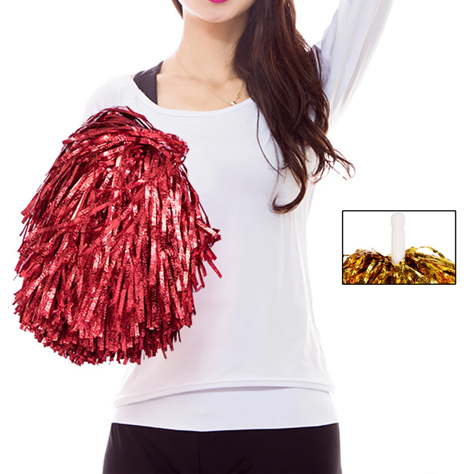 

2 упаковки, цветы для рук, металлические помпоны из фольги