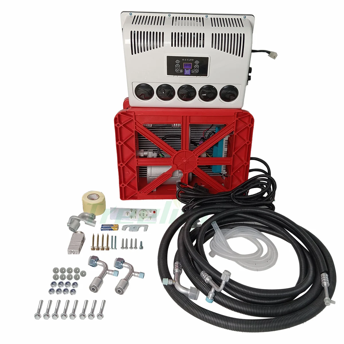 Treeligo новый электрический кондиционер для парковки грузовиков 12 В автомобильный