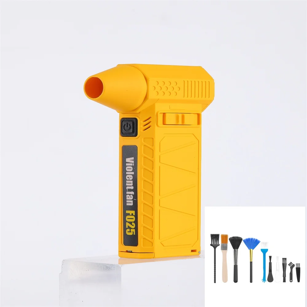 

200000 Вентилятор об/мин, бесщеточный двигатель, электрический турбоструйный вентилятор, 8000 мАч, перезаряжаемый электрический воздушный пылесос, мощный вентилятор, сухой