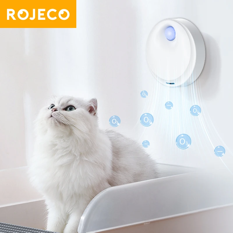 Умный туалет для кошек ROJECO 4000 мАч дезодоратор автоматический домашних животных