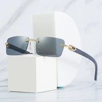 2022 new diamond studded sunglasses personality small square glasses fashion wood grain sunglasses womens luxury sunglasses