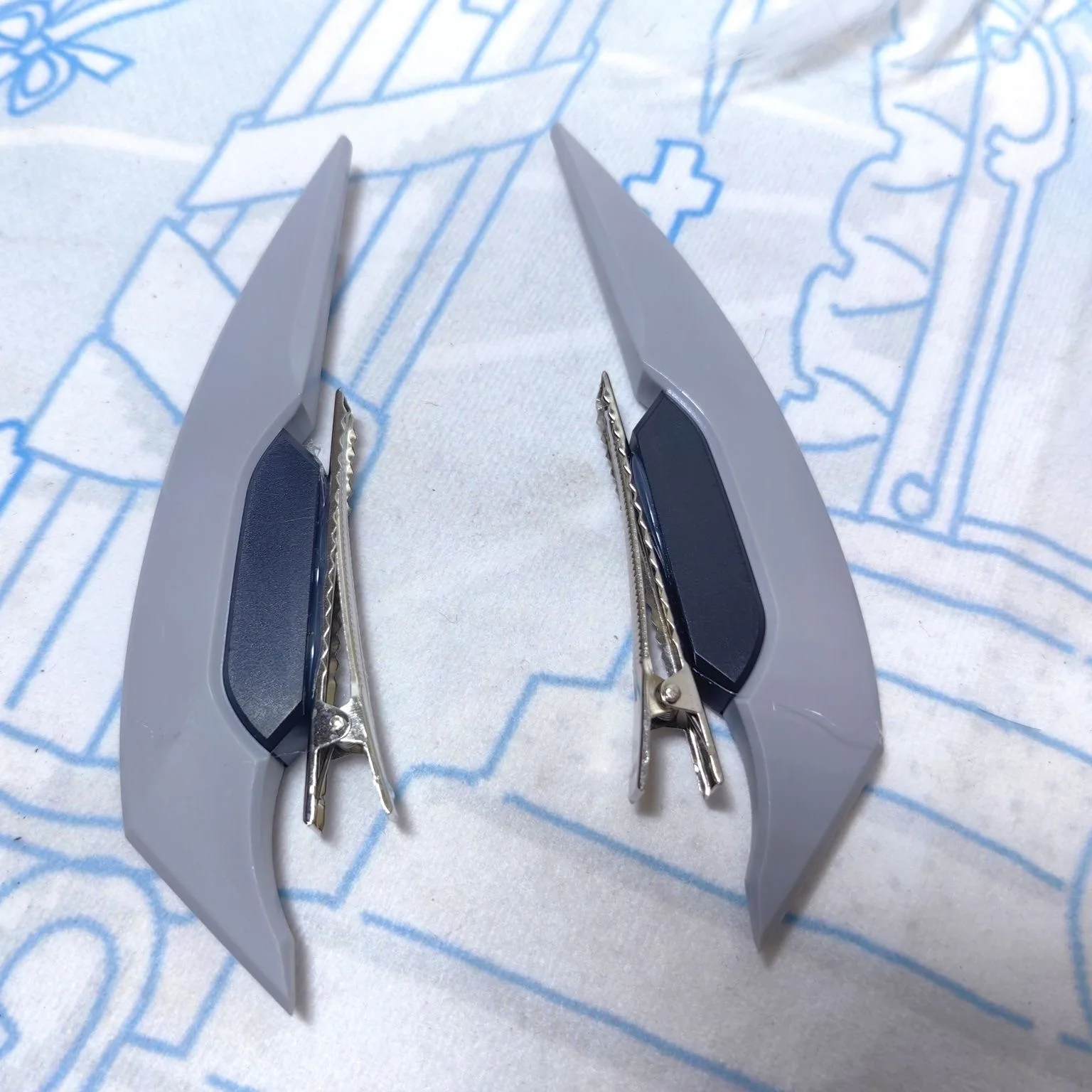 Заколка для волос в стиле киберпанк