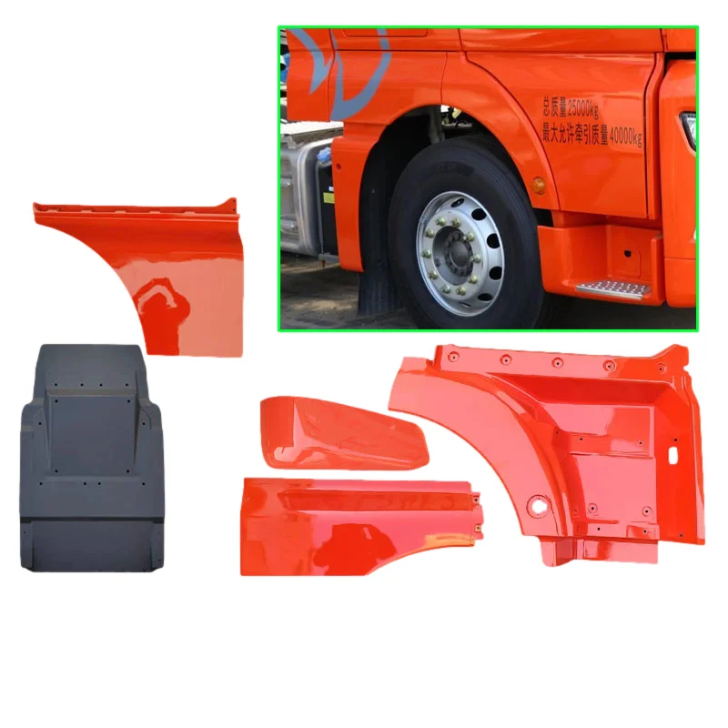 

Sinotruk HOWO SITRAK A7 T7 C7H Dump tractor truck parts WING FENDER ASSEMBLY FENDER WG1642230105 WG1642230106 WG1642230107