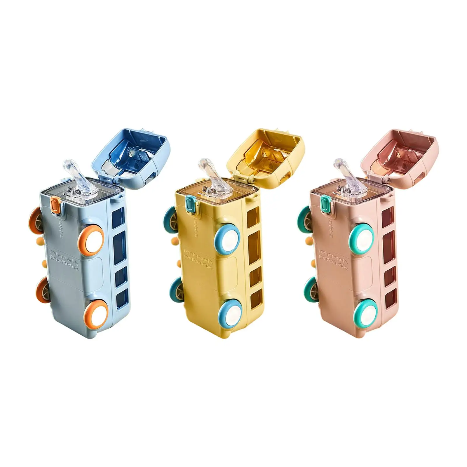 

Детская бутылка для воды с соломинкой, мультяшный автомобиль, чашки для воды для детей, питьевые чашки для малышей, портативная герметичная для школьниц