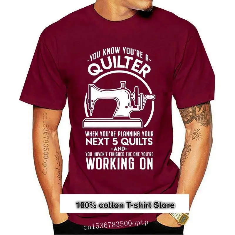 

Nuevo verano 2021 T camisa divertido Quilter acolchado de 2021 hombres camiseta elegante Tee Top