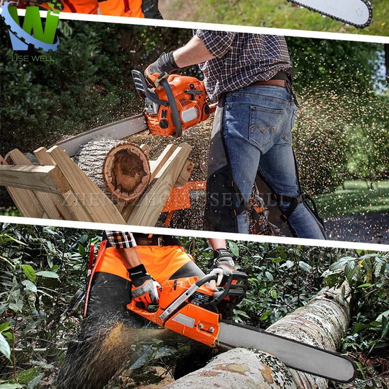 Мини-электропила портативная бензопила 4-тактная ручная бензиновая