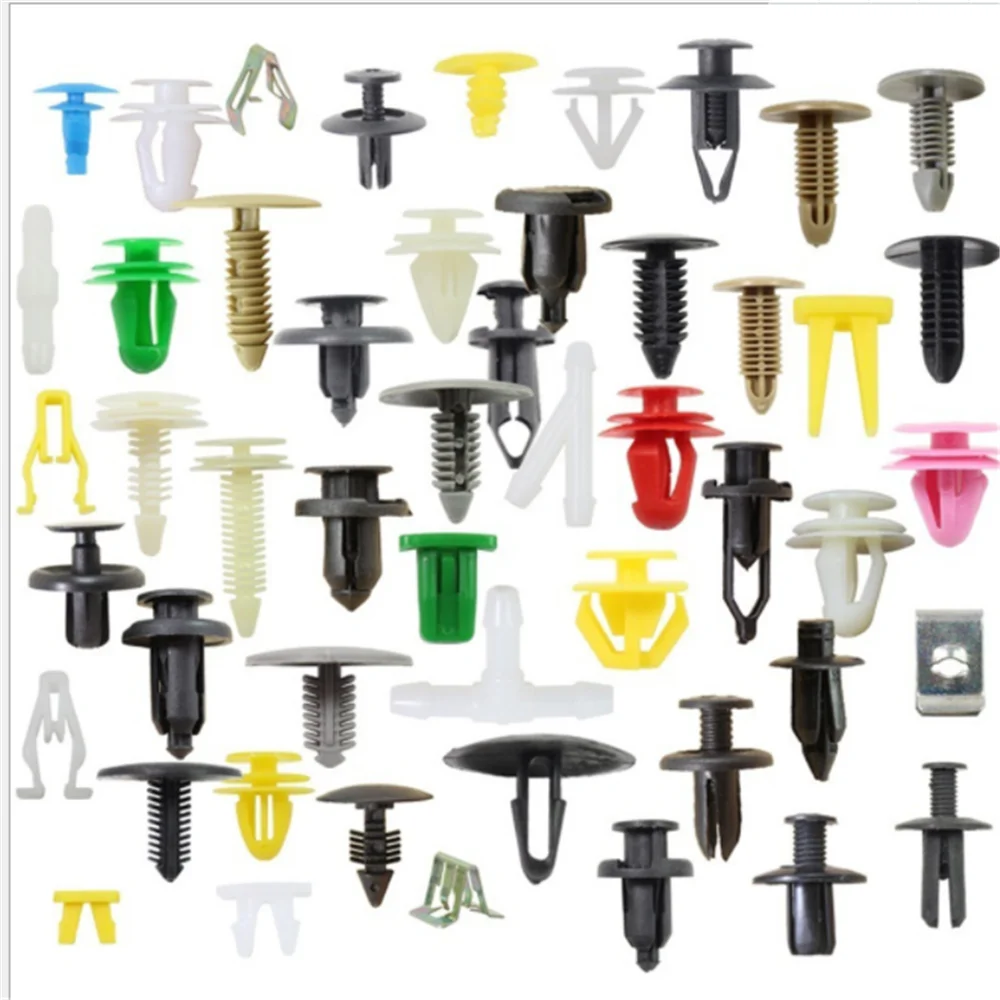 

100 шт. смешанные зажимы для автомобильного бампера, фиксатор, заклепка для Daihatsu Terios Sirion Mira Materia Rocky YRV Feroza Charade