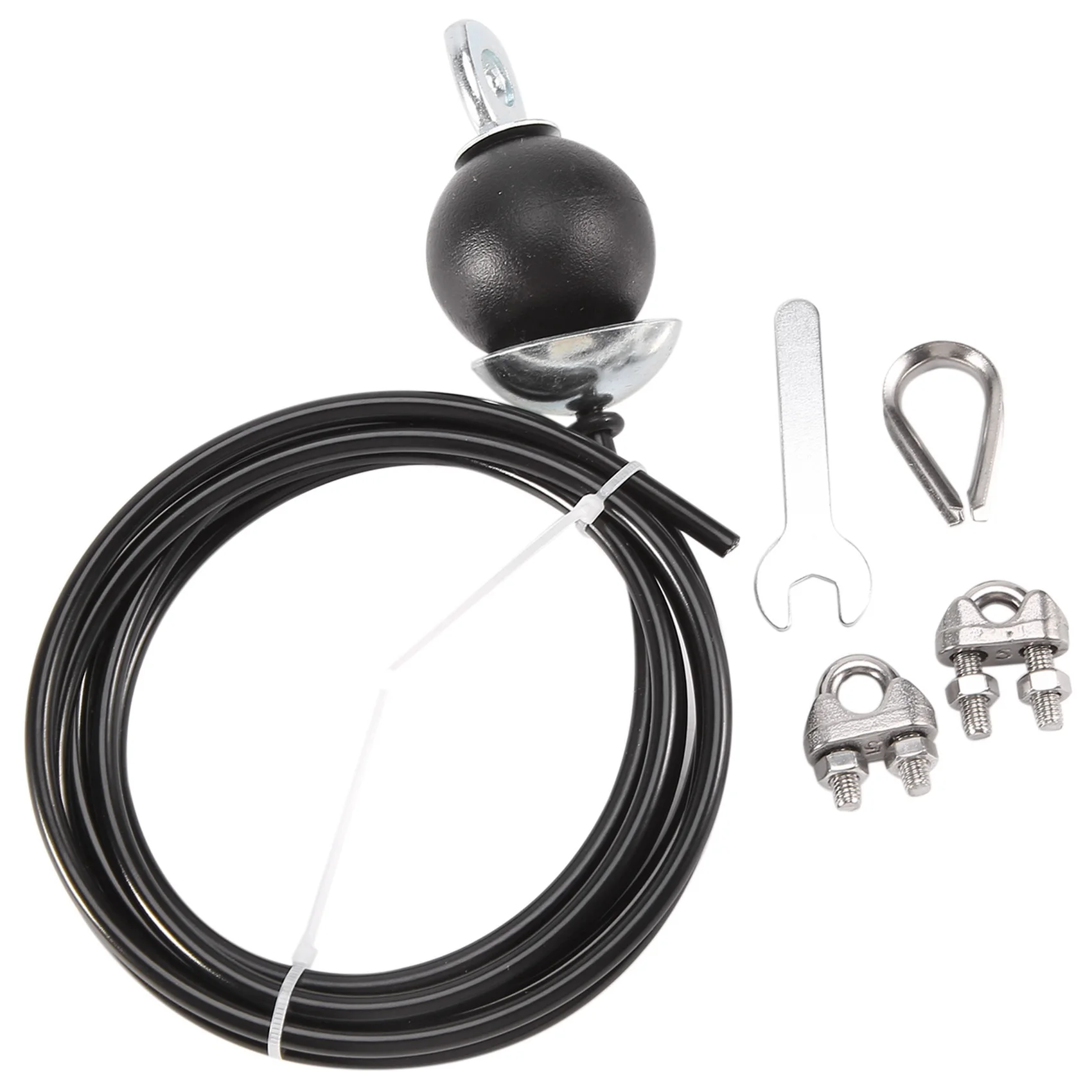 

Home Gym Fitness Pulley Cable Length Adjustable Heavy Duty Steel Wire Rope 2M