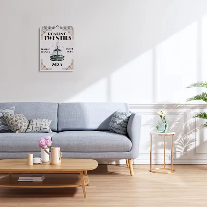 Настольный Календарь На 2025 Год С Плавающим Праздничным Декором 1920-х Годов В
