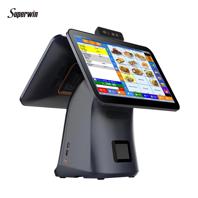 

Factory Direct sale pos system pos terminal cash register pos with 58mm printer payment code touch machine cashier