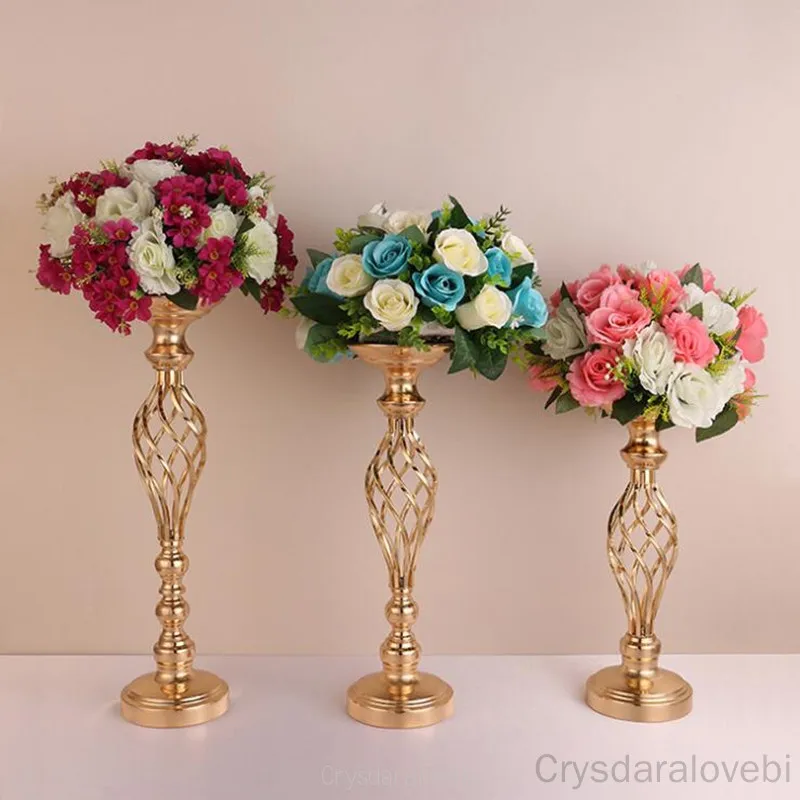 S Rack Stands Wedding Decoration Road Lead Table Centerpiece Pillar Party Event Candlestick