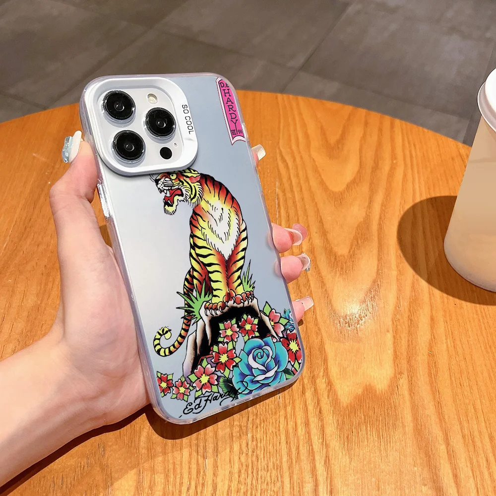 Модный жесткий чехол для телефона E-Ed H с принтом FUNDA для iPhone 12, 11, 13, 14, 15, 16, 17 Max Pro Plus, мини-цветный защитный чехол (art.: 3920d2fe7e494) - 3920d2fe7e494
