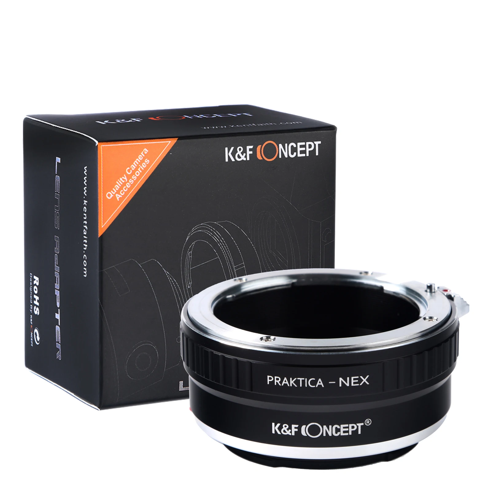 Адаптер для объектива K&ampF Concept PB-E Praktica Sony E a5000 a6000 a6400 A7C A7C2 A1 A9 A7S A7R2 A73 A7R4 A7R5