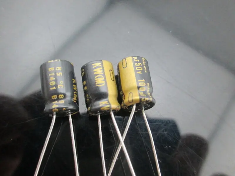 10 шт. Nichicon KW 100 мкФ 50v 100mfd аудио конденсаторы 8 мм * 11 5