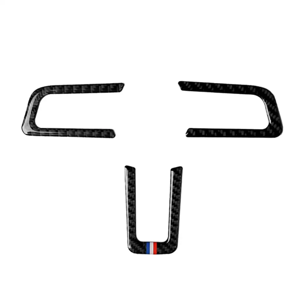 

Отделка рулевого колеса из углеродного волокна, наклейки для Ford 2015, 2016, 2017