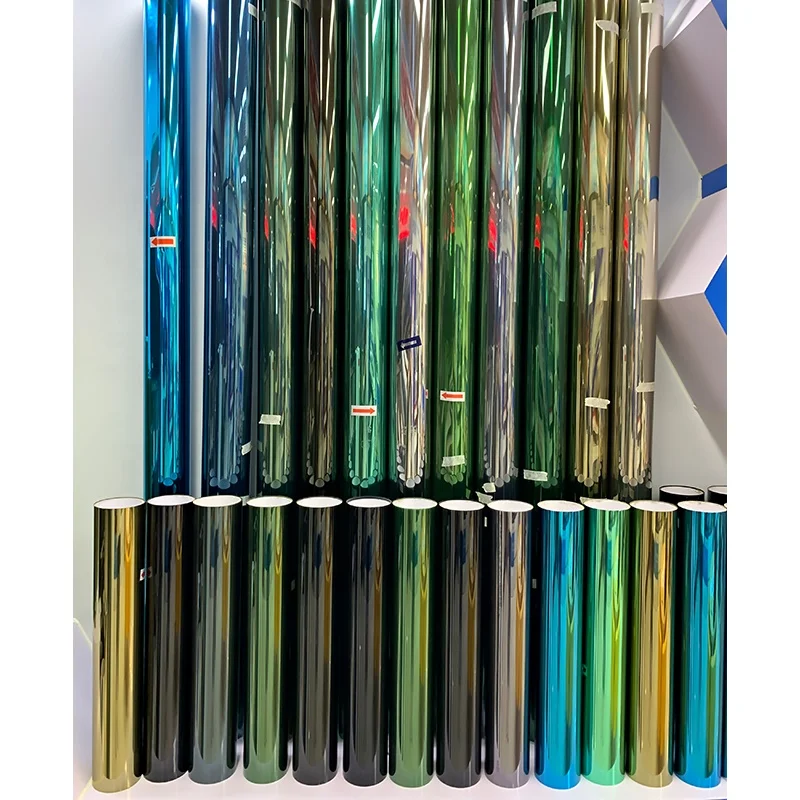 

Односторонняя зеркальная пленка для стекла, тонировка для окон, самоклеящаяся отражающая оконная пленка, защита от солнца, блокировка УФ-лу...