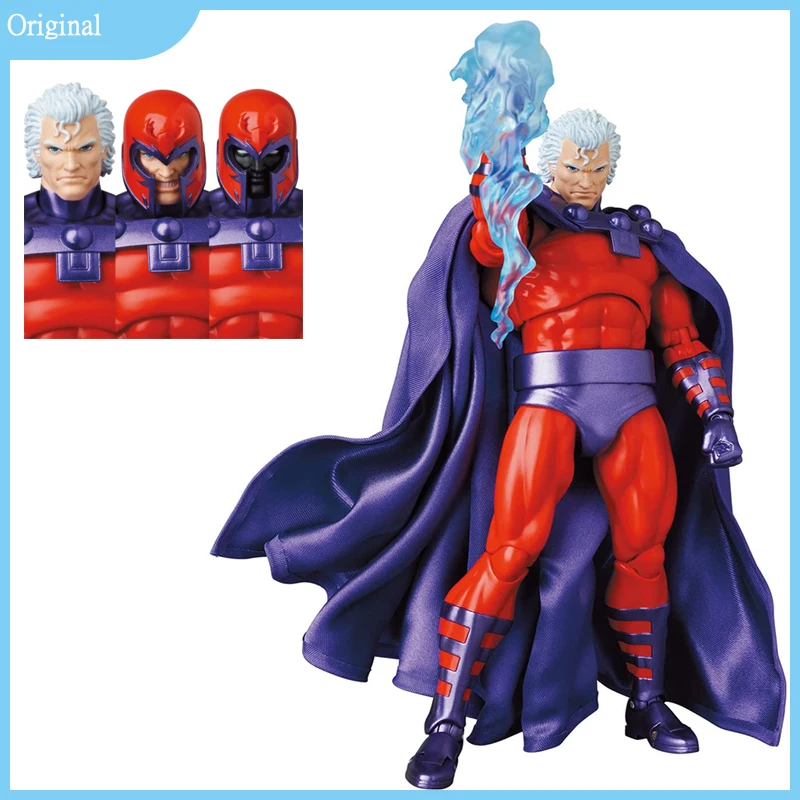 

Original Medicom Toy Mafex No.179 Magneto Comic Ver. X-men Max Eisenhardt Action Anime Figure Model Statue Kit Toys Kids Gift