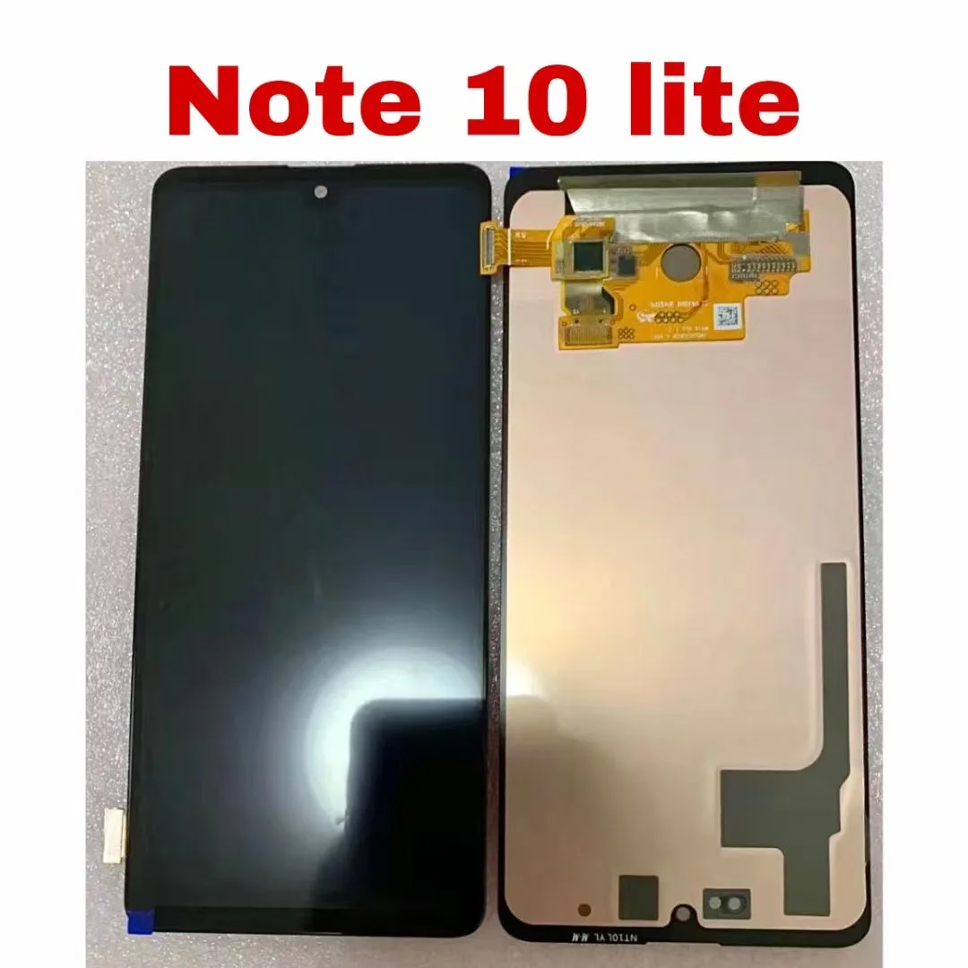 Note10 Lite LCD For Samsung Galaxy Note 10 Lite LCD SM-N770F N770F/DS LCD Display Tounch Screen Digitizer Assembly Replacement