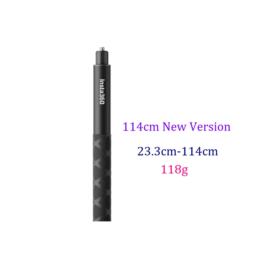 Insta360 невидимая селфи-Палка для Insta 360 X3 / ONE X2 RS R GO 2 GoPro оригинальные аксессуары 114 см