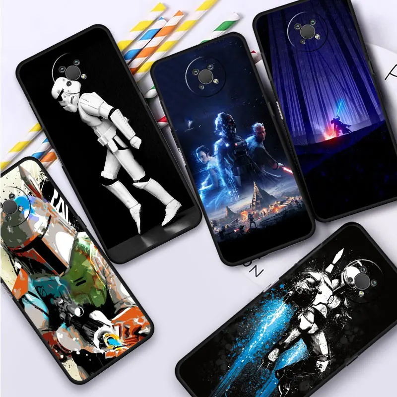Черный мягкий чехол из ТПУ с аниме &quotЗвездные войны&quot для Nokia X10 2 4 3 5 C20 1 G10 XR20 7 6 G50