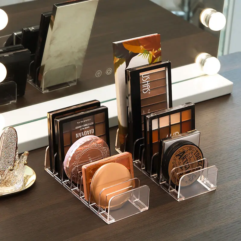 

Dustproof Storage Box Plastic Eyeshadow Desktop Cosmetic Organizer Makeup Bathroom Container Lipstick Household Items