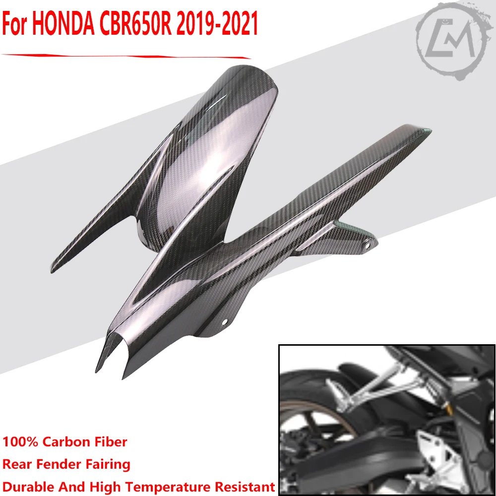 

Обтекатель для защита от брызг для крыла HONDA CB650R CB650F, 100%-2019, углеродное волокно, для мотоциклов, 2021