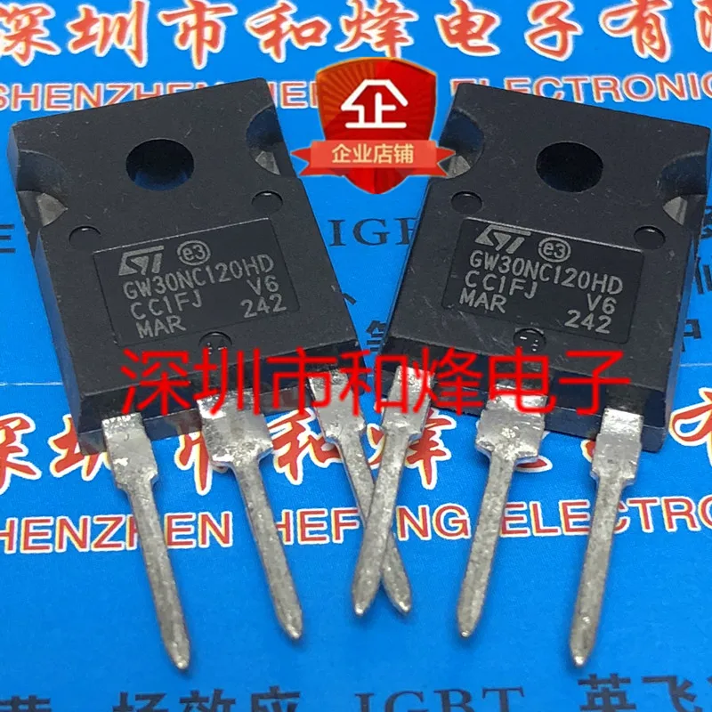 

5 шт. STGW30NC120HD GW30NC120HD TO-247 1200V 30A