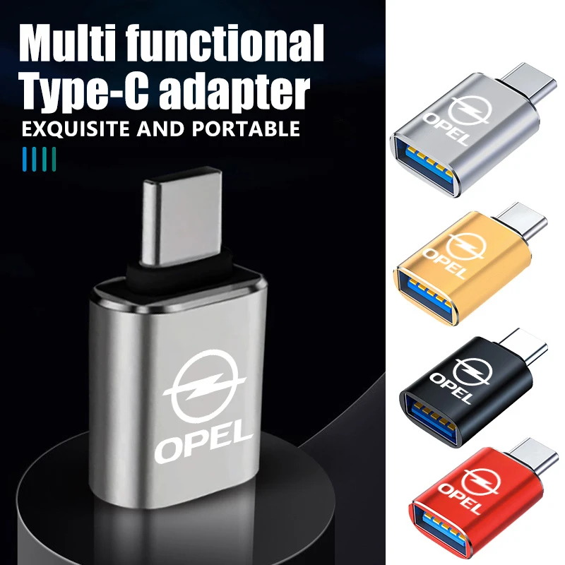 Фото Портативный мини-кардридер для Opel: адаптер-коннектор Type-C на USB для Insignia, Astra G, J, F, K, Vectra C, H, Corsa C, B, D, Omega №1