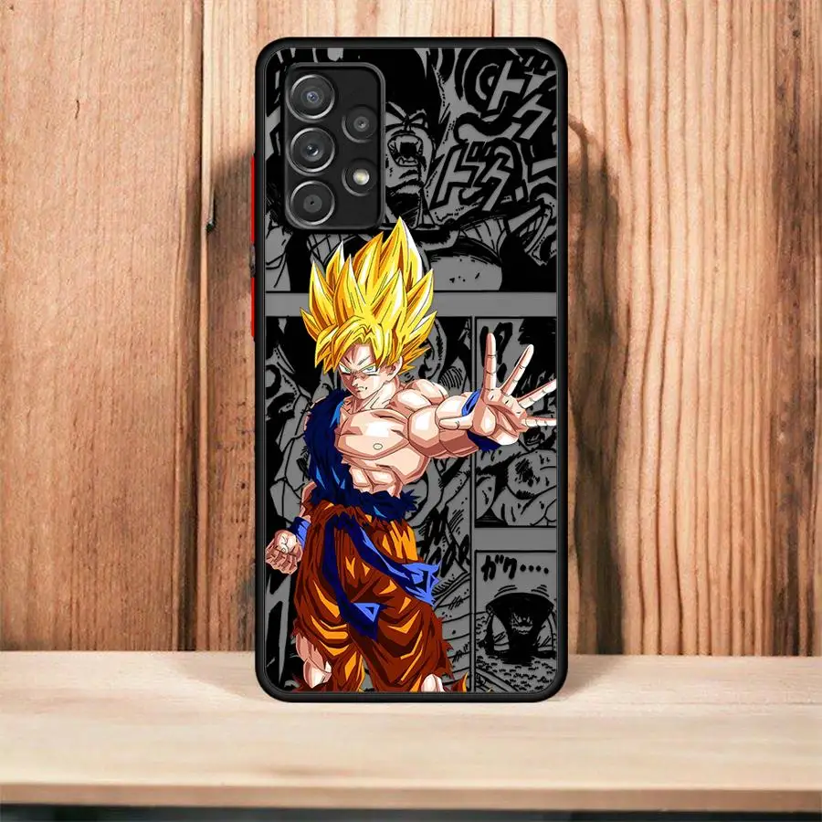 Фото Мягкий чехол D-Dragon Ball Goku для Samsung Galaxy A70 A03 A50 A02 A04e A13 A14 A10s A11 A12 A04s A01 Core A05 A10 A20s A04 №4