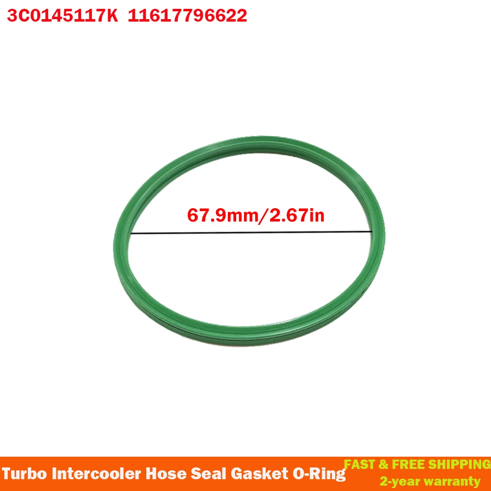 

Turbo Intercooler Hose Seal Gasket O-Ring For VW BMW MINI 67.90mm 3C0145117K 11617796622 7L6145117