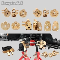 scx10 iii axi03006 brass mount portal axle steering knuckles housing counter weights for 110 rc crawler axial capra 1 9 utb