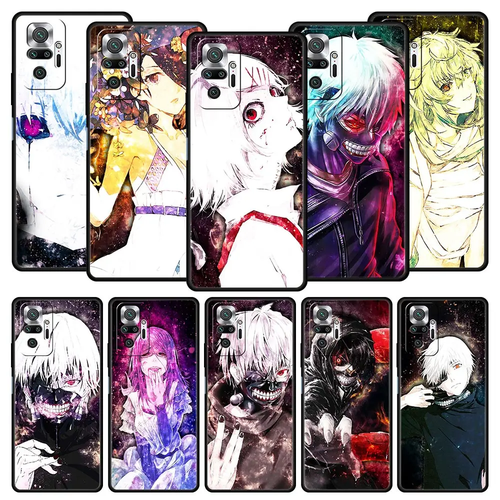 

Tokyo Ghoul Anime For Xiaomi Redmi Note 10 11 9 8 Pro Phone Case 9S 7 8T 9T 9A 8A 9C K50 K40 Gaming 11T 5G Soft TPU Back Cover