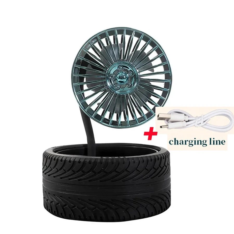 Креативный маленький вентилятор с гальваническим покрытием стильная модель