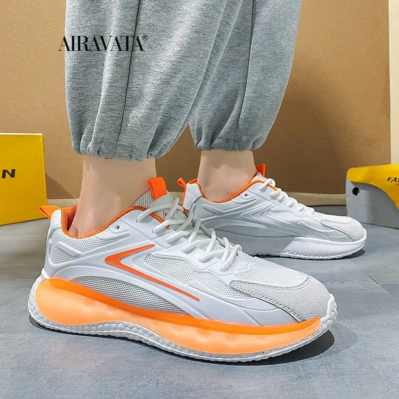 Men's Sports Shoes Comfortable Platform Non-slip Sneakers Fashion Air Cushion Running Footwear Chaussures Hommes