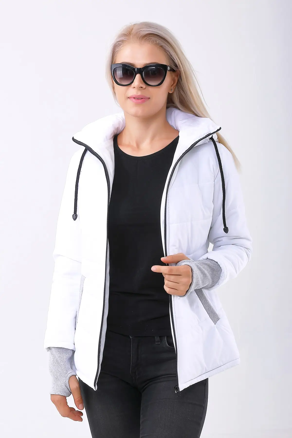 

Daily Water Resistant Kışlık Inflatable Female Coat Personalized Design