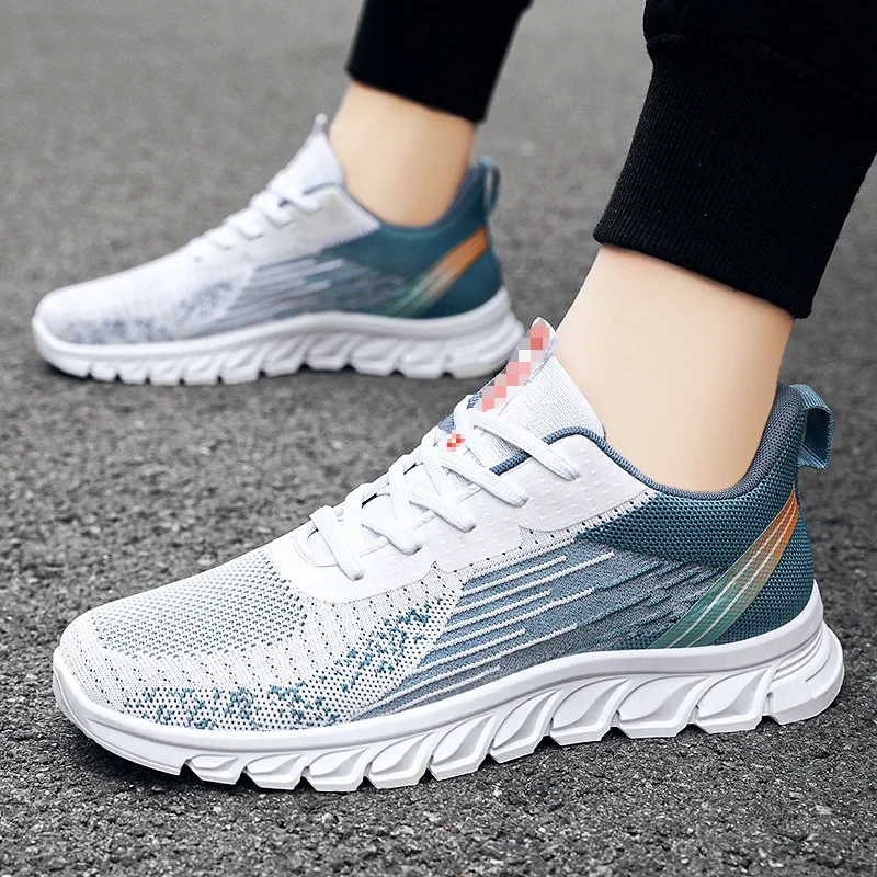 

Men Casual Sneakers Lightweight Mesh Flats Running Shoes Comfortable Breathable Cushioned Wear-resistant Soft for Outdoor Sport