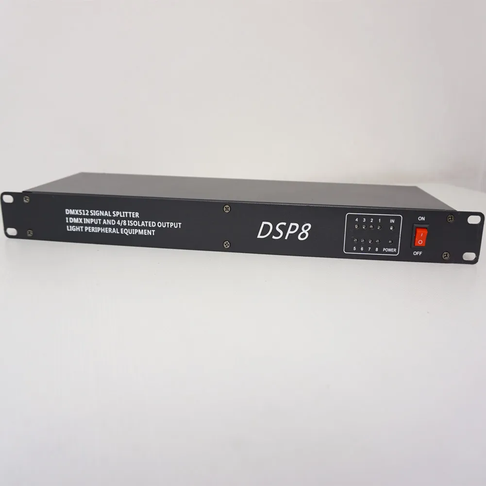 Фото Разделитель усилителя сигнала-разветвитель DMX512, 8I, для освещения, дискотек №2