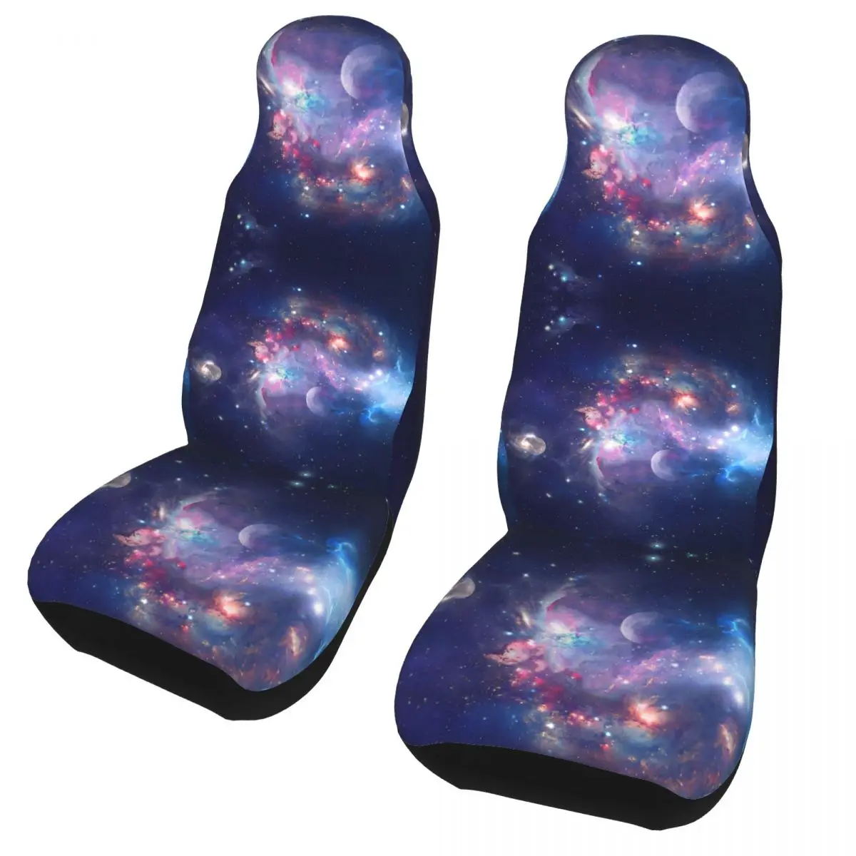 

Galaxy Space Car Seat Cover Protector Interior Accessories Suitable For All Kinds Models Universe Seat Covers Polyester Hunting