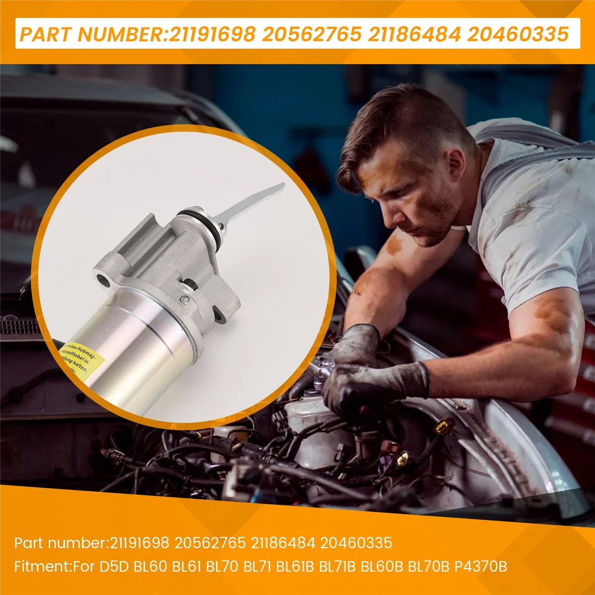 Электромагнитный клапан для Volvo D5D BL60 BL61 BL70 BL71 BL61B BL71B BL60B BL70B P4370B новинка 21191698 12 В