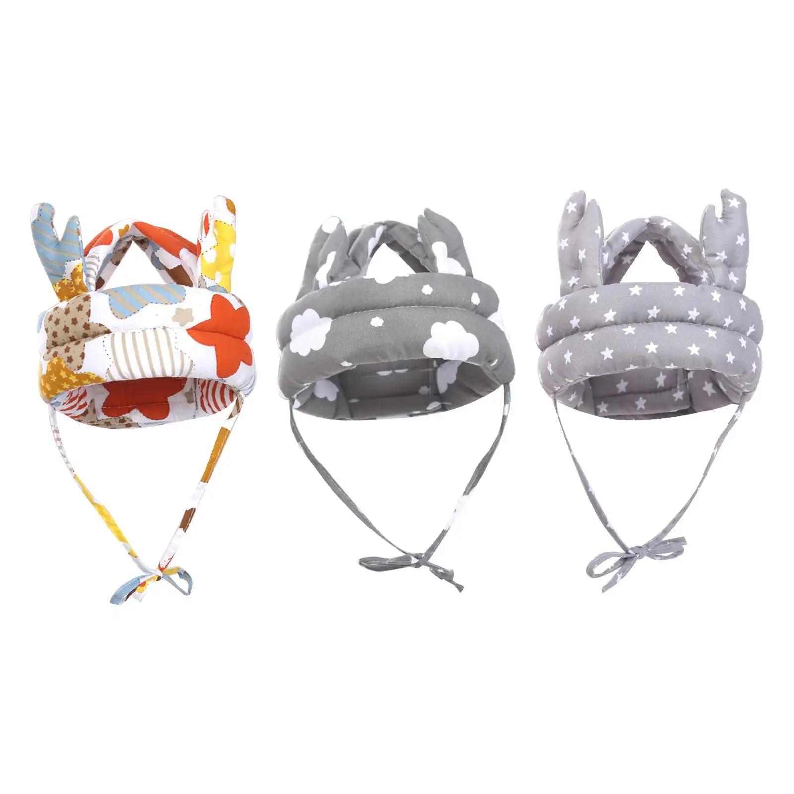 

Baby Hat Head Protection Cushion Breathable Kids Toddler Crawling Caps
