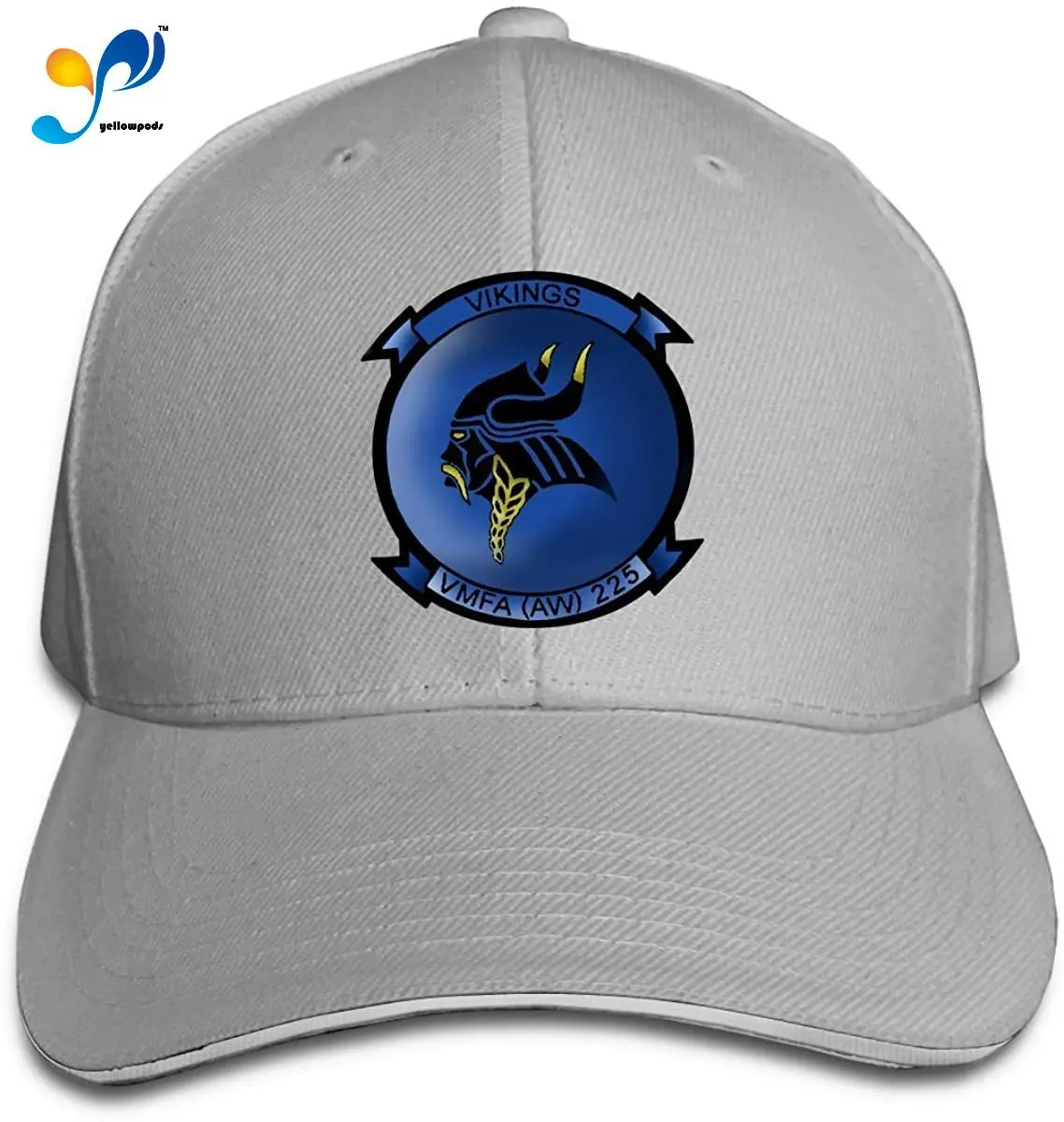 

US Marine Corps VMFA 225 Adjustable Sandwich Cap Baseball Cap Casquette Hat