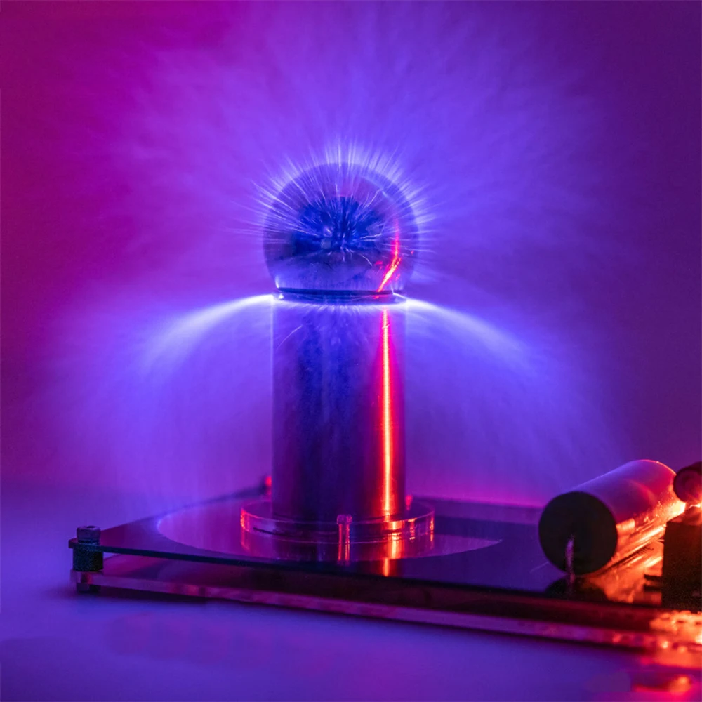 

Tesla coil arc fountain 9V 3A ultra-mini artificial lightning generator 5CM Tesla coil arc fountain