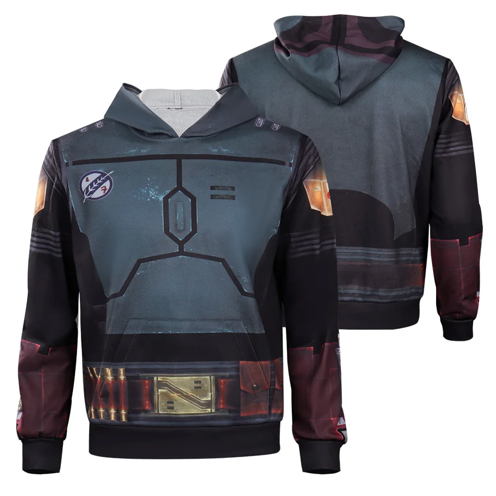 

The Book of Boba Fett Cosplay Costume Hoodie Pullover Halloween Carnival Suit