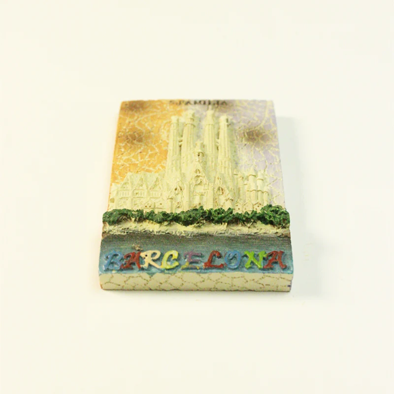3D магниты для холодильника Барселона сувениры путешествий аксессуары коллекции