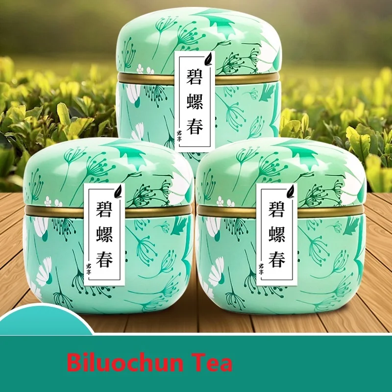 

[Buy 1 get 2 free] Biluochun 2021 New Tea Bulk 150g Metal Canned Tea Luzhou-flavor Mountain Tea