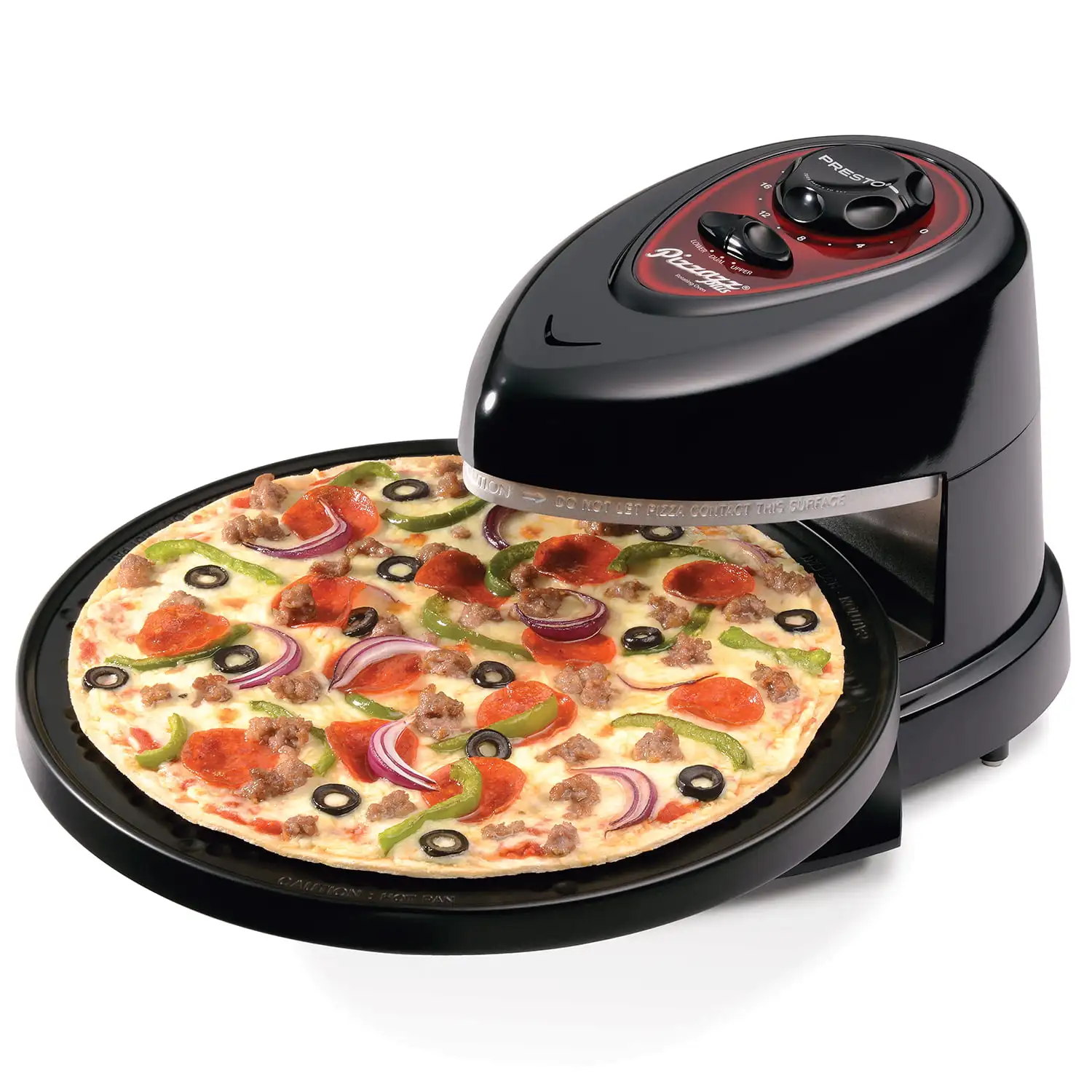 

Pizzazz® Plus Rotating Pizza Oven 03430, Black