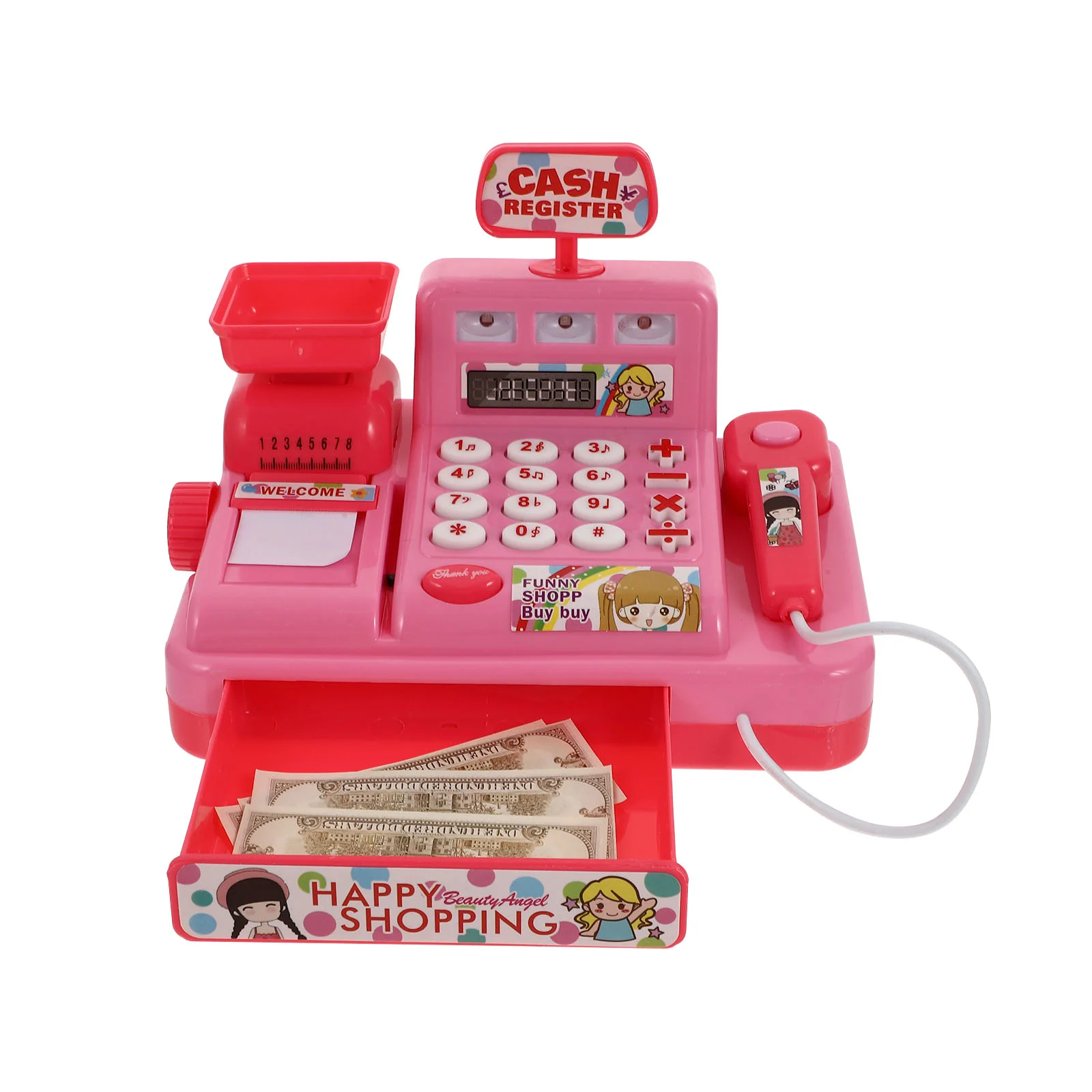 

1 Set Multi-function Cash Register Funny Kids Shopping Plaything Kids Educational