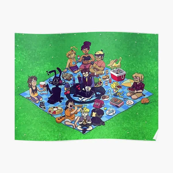 

Постер для летнего пикника, Декор для дома, винтажная забавная роспись, художественная живопись, картина, современная настенная комната без...